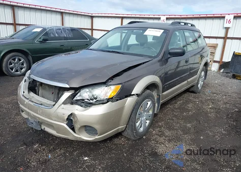 2008 Subaru Outback z USA, uszkodzony, nr VIN 4S4BP60C587346772
